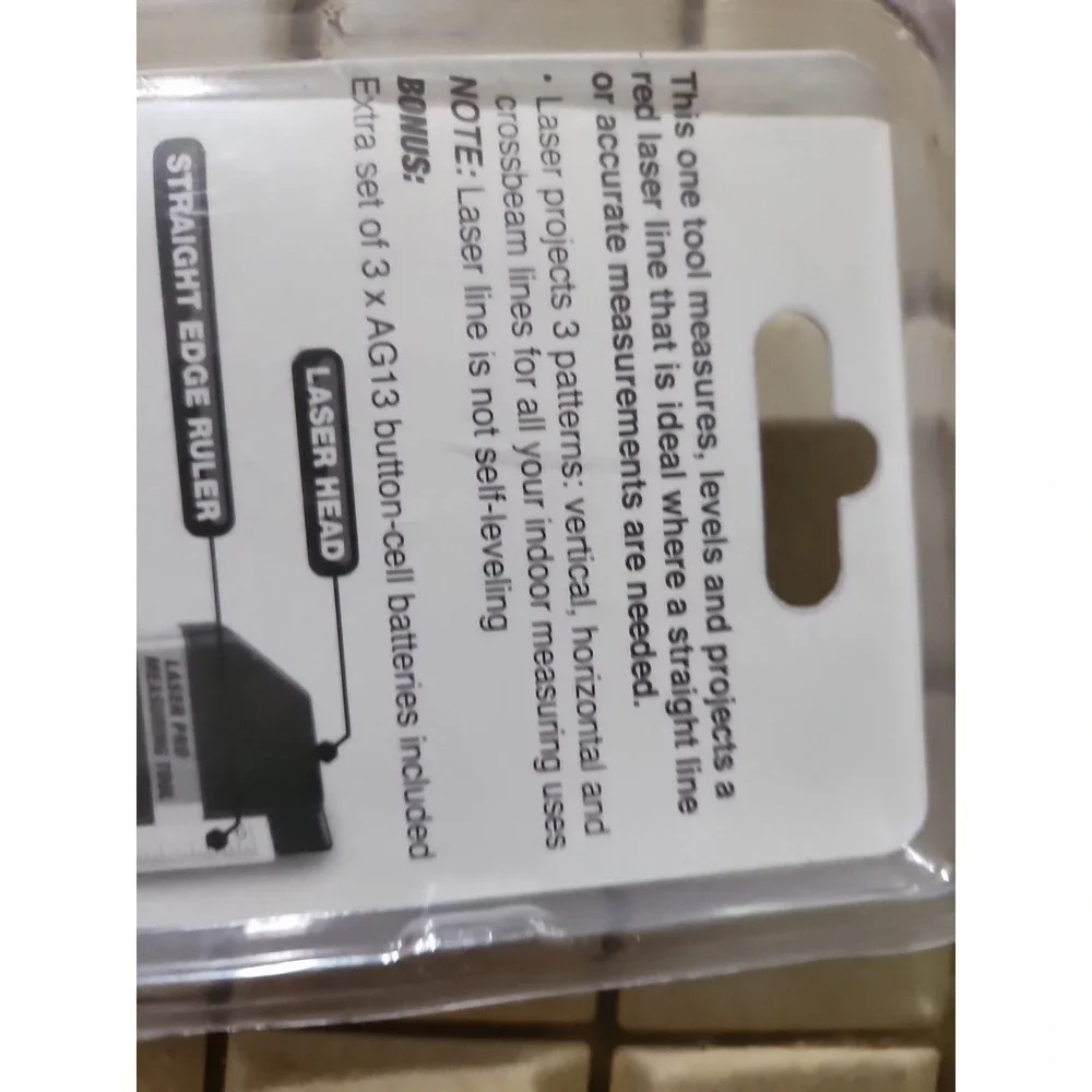 Performance Tool Laser Pro SAE/Metric 4-in-1 Measuring Tool Set